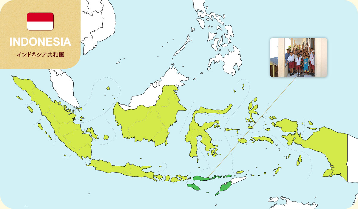 インドネシア共和国地図