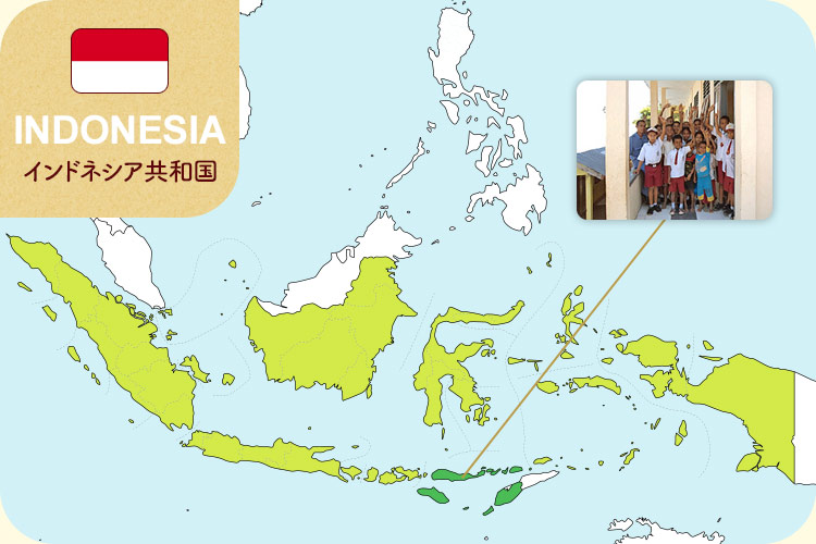 インドネシア共和国地図