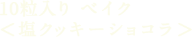 10粒入り　ベイク＜塩クッキーショコラ＞