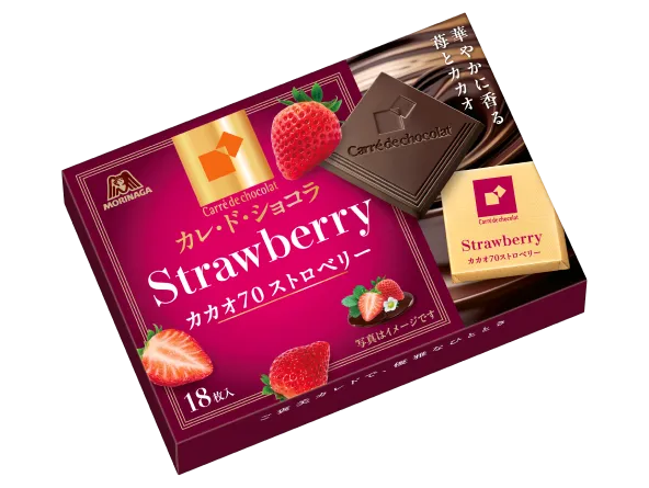 カカオ70ストロベリー パッケージ画像