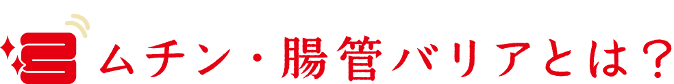 ムチン・腸管バリアとは？