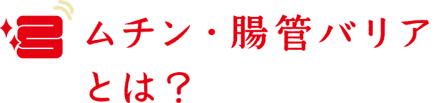 ムチン・腸管バリアとは？