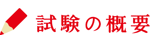 試験の概要