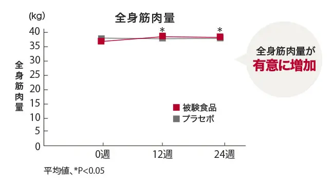 全身の筋肉量