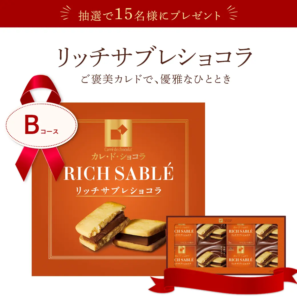 Bコース リッチサブレショコラ
