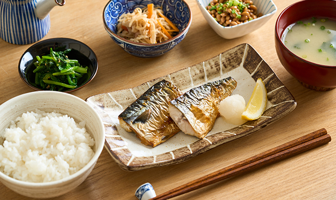 朝食の例