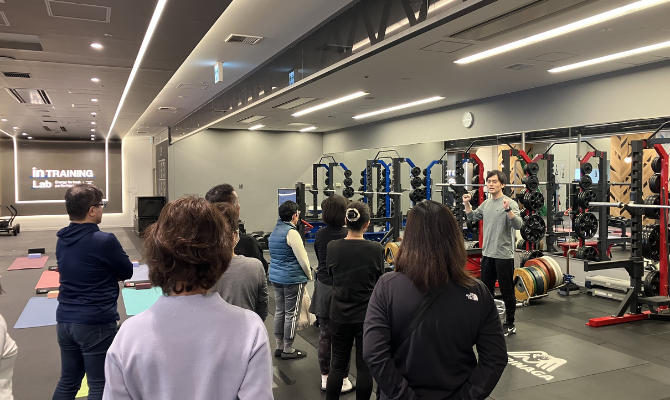 森永製菓ｉｎトレーニングラボを見学