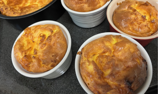 焼き上がったポップオーバー