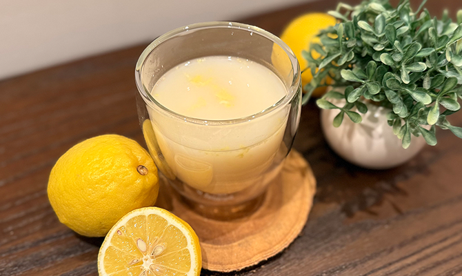 ほっとレモン甘酒