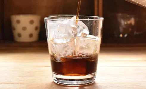 萩原珈琲のアイスコーヒー