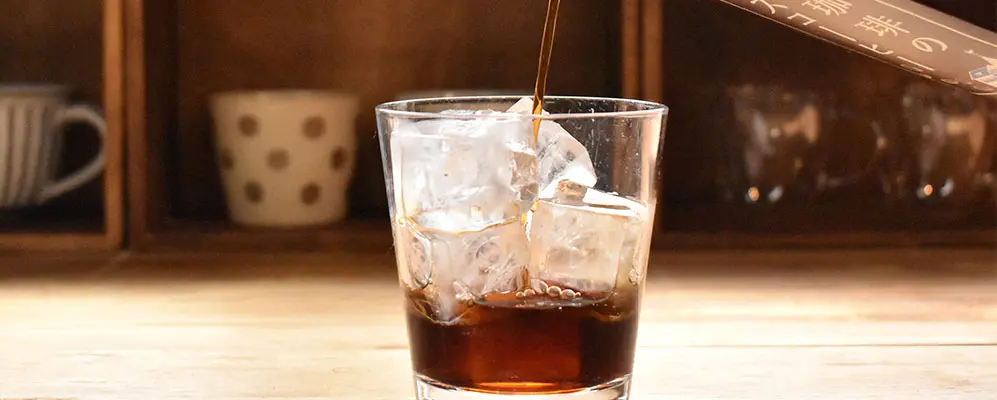 萩原珈琲のアイスコーヒー