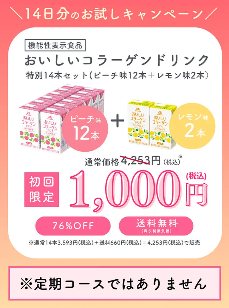 14日分のお試しキャンペーン