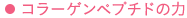 コラーゲンペプチドの力