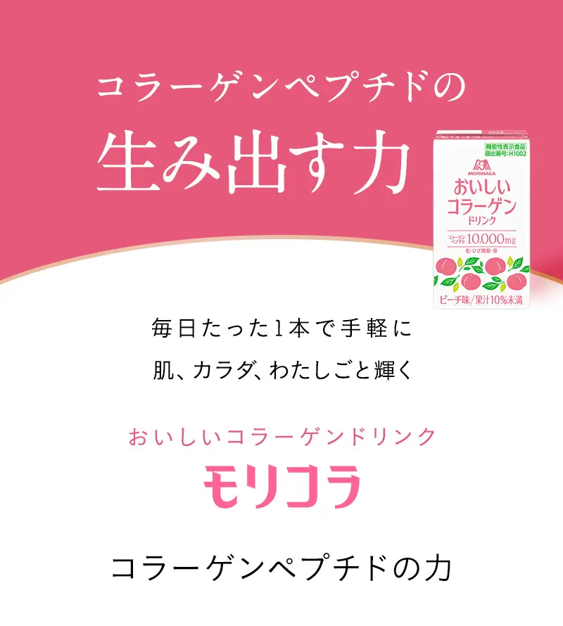 コラーゲンペプチドの生み出す力