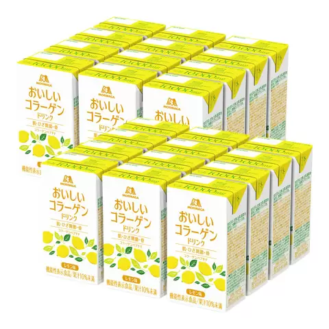 森永 おいしいコラーゲンドリンク ピーチ味/レモン味 125ml 12本 森永 森永 おいしいコラーゲンドリンク ピーチ味/レモン味 125ml 12本 森永