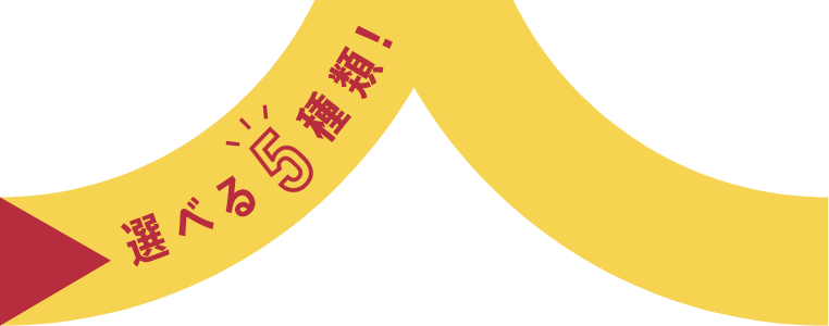 選べる5種類！