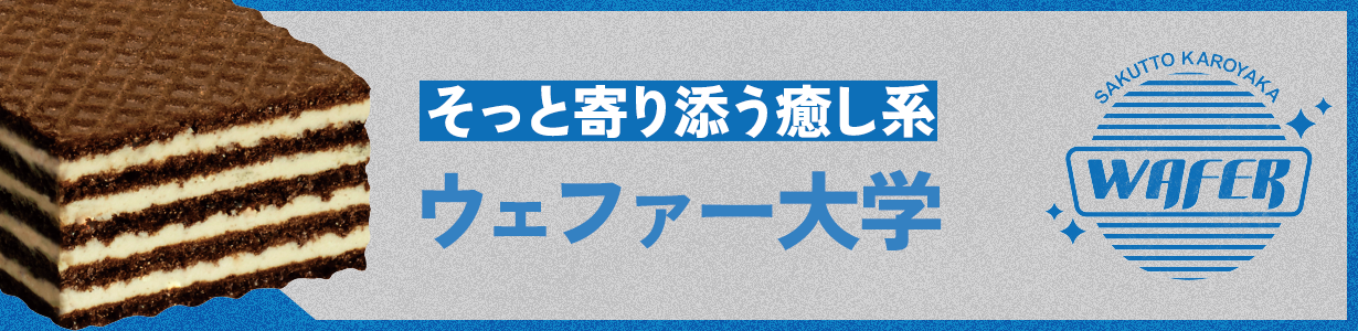 そっと寄り添う癒し系 ウェファー大学