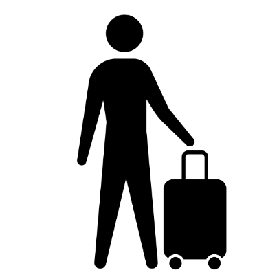 出張に
