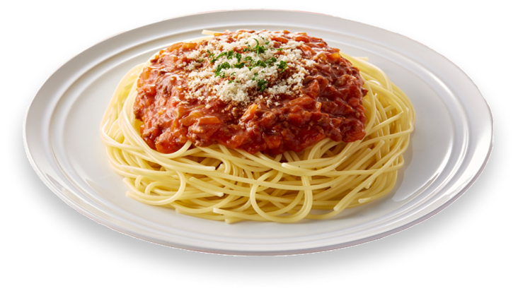 ミートソースパスタ