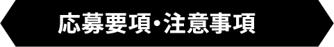 応募要項・注意事項