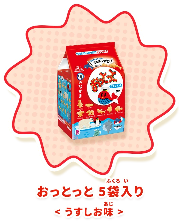 おっとっと 5袋入り＜うすしお味＞