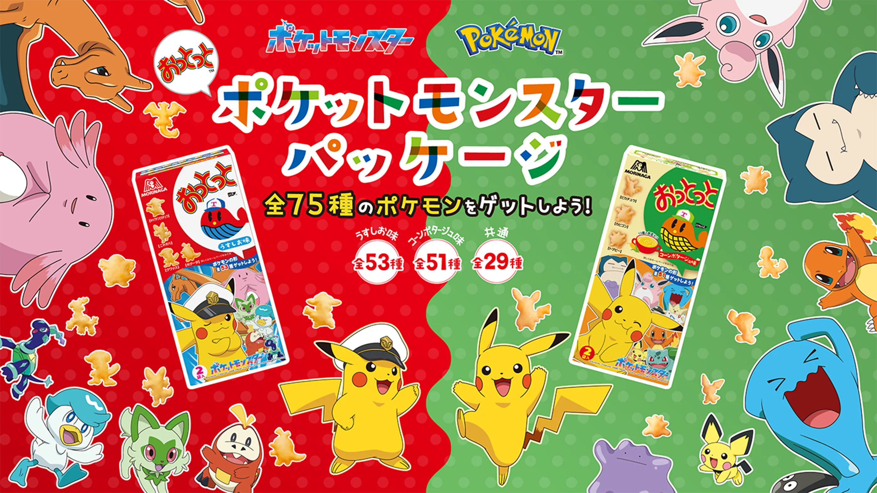 おっとっと ポケットモンスターパッケージ