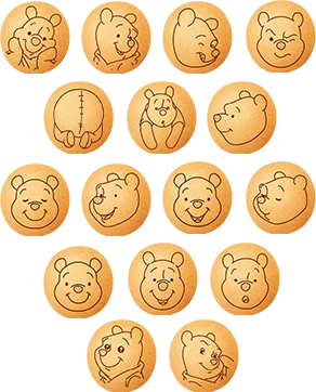 プーさんのお顔