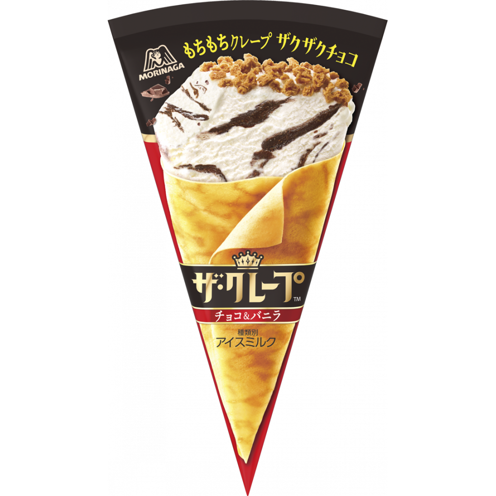 商品写真：ザ・クレープ＜チョコ＆バニラ＞