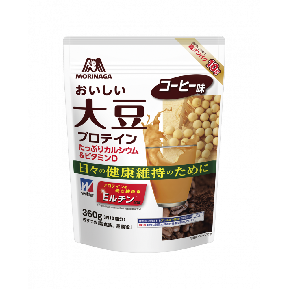 商品写真：おいしい大豆プロテイン＜コーヒー味＞