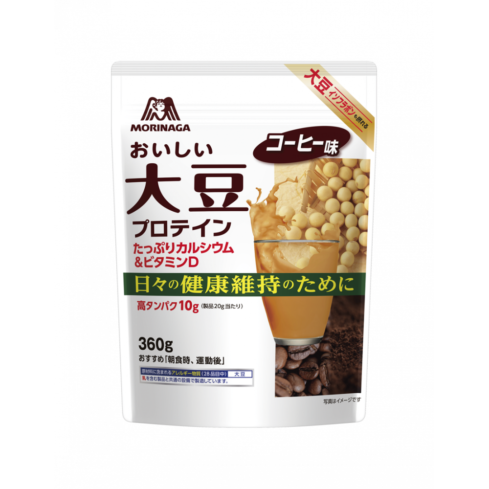 商品写真：おいしい大豆プロテイン＜コーヒー味＞３６０ｇ