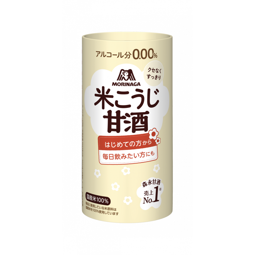 商品写真：森永のやさしい米麹甘酒１２５ｍｌ