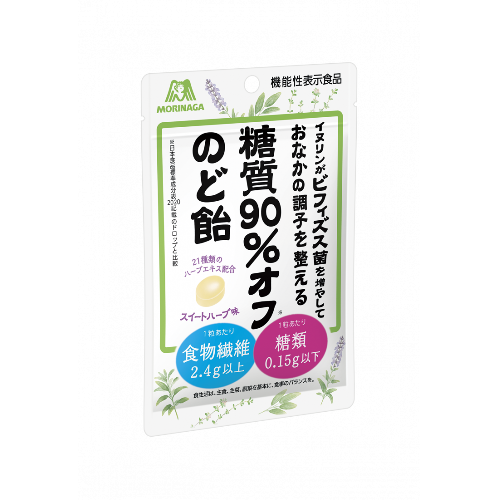 商品写真：糖質９０％オフのど飴