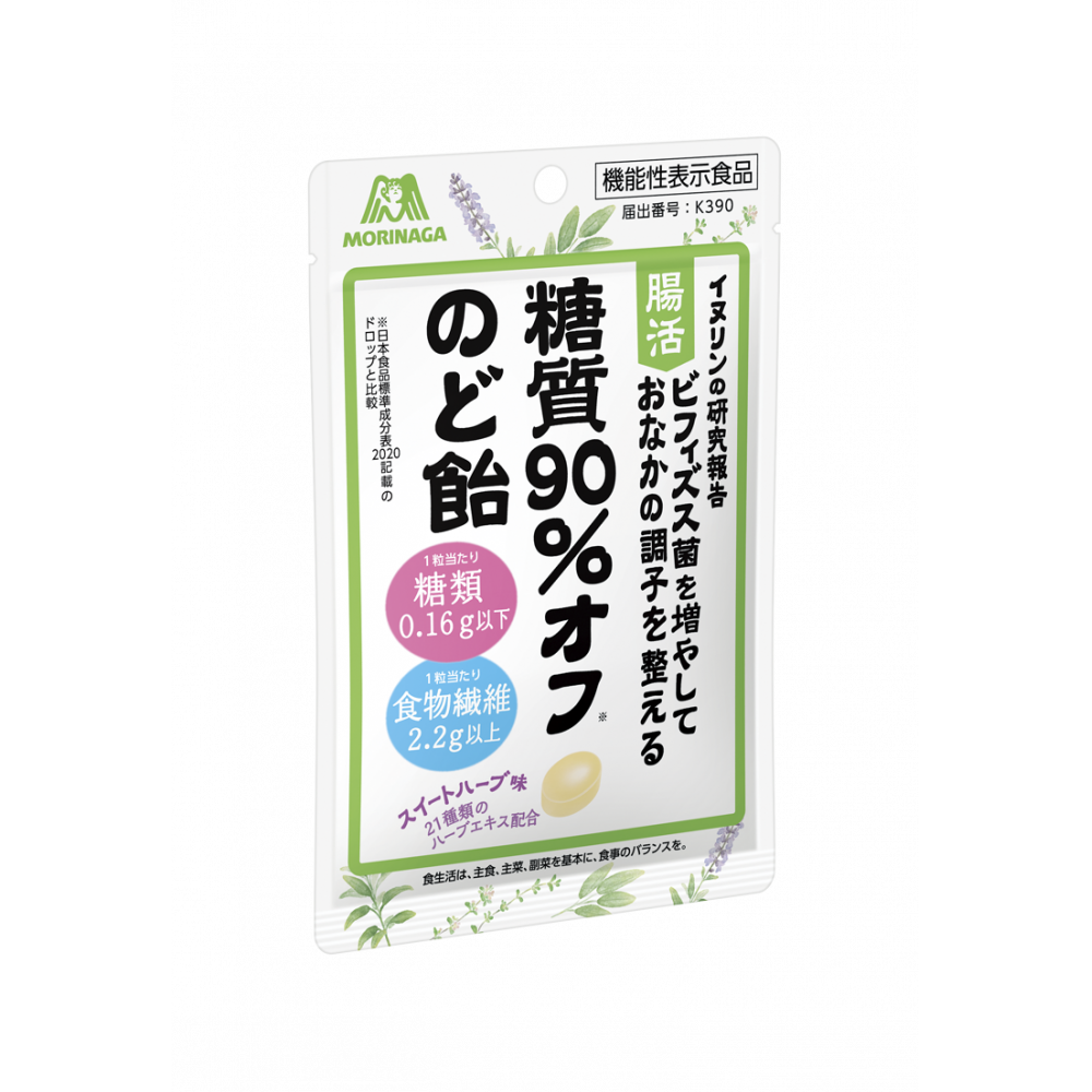商品写真：糖質９０％オフのど飴