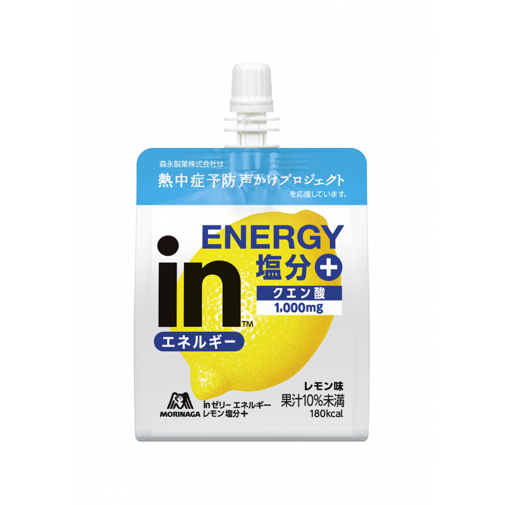 商品写真：ｉｎゼリーエネルギーレモン塩分プラス