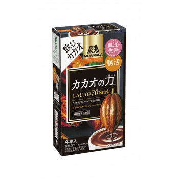 商品写真：カカオの力＜ＣＡＣＡＯ７０＞スティック４本