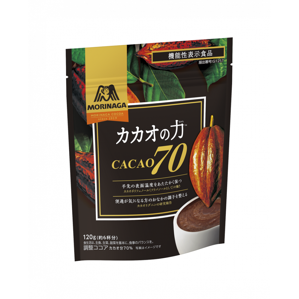 商品写真：カカオの力＜ＣＡＣＡＯ７０＞１２０ｇ