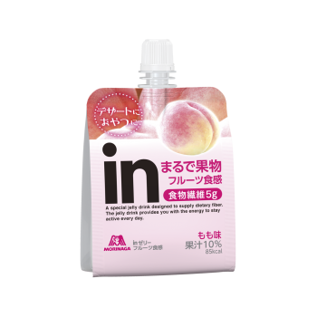 inゼリー フルーツ食感 もも In ゼリー 健康 商品情報 森永製菓株式会社