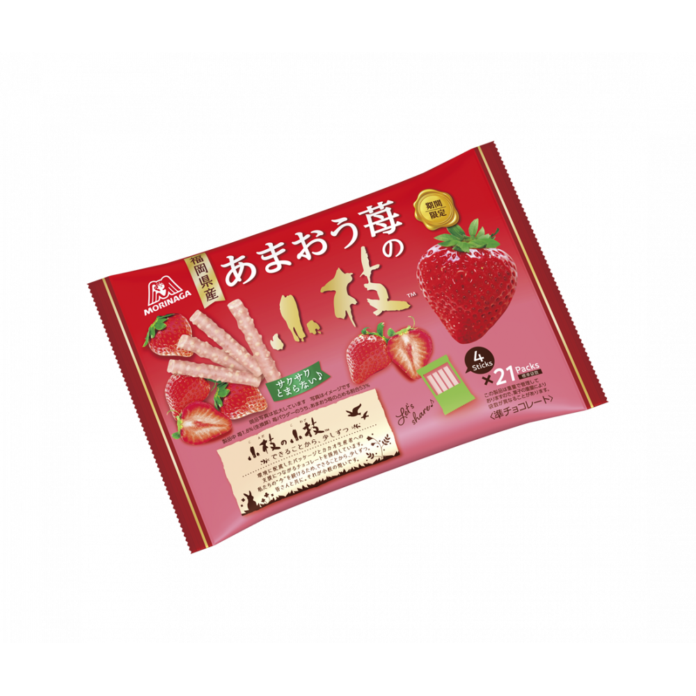 商品写真:あまおう苺の小枝ティータイムパック