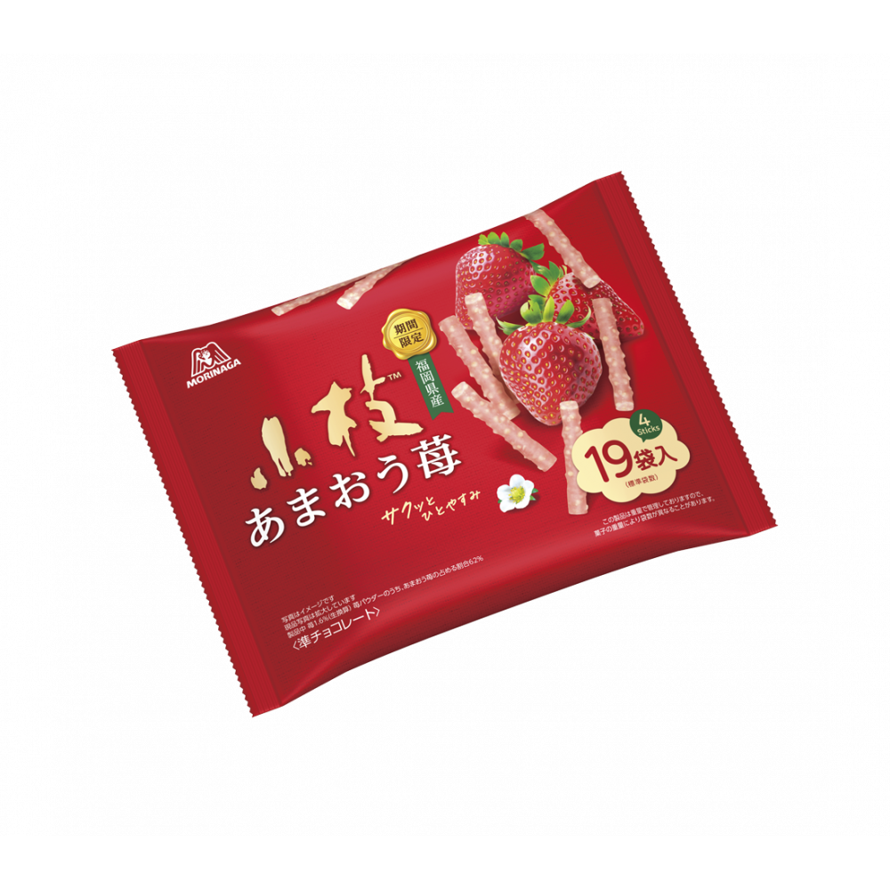 商品写真：あまおう苺の小枝ティータイムパック