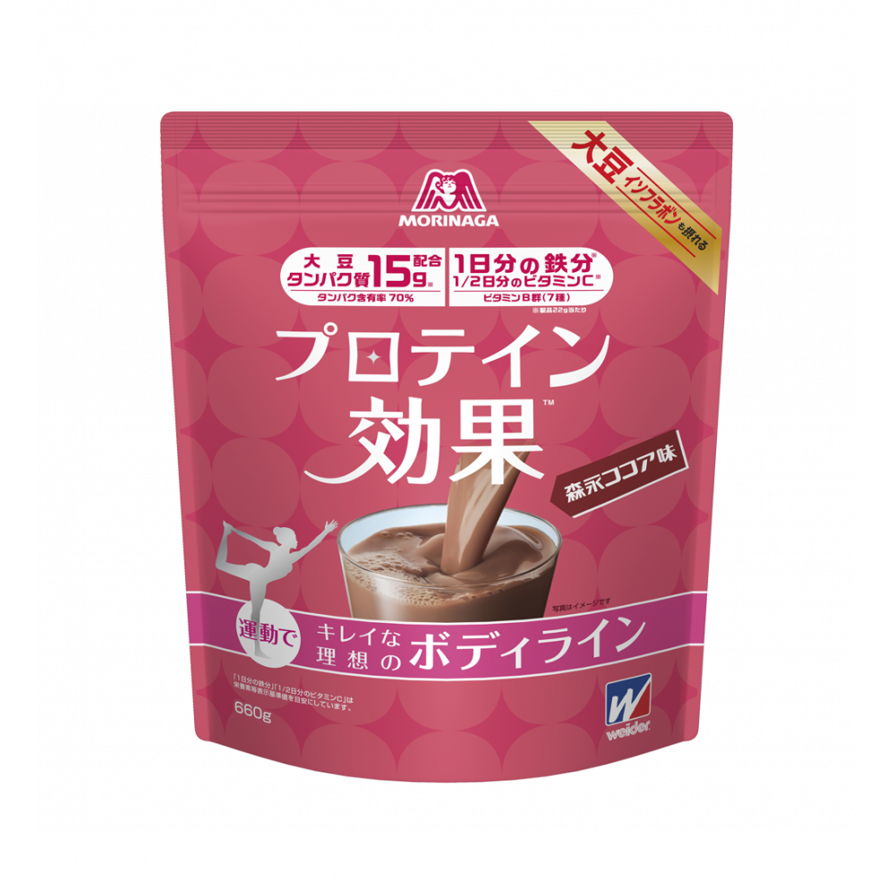 プロテイン効果＜森永ココア味＞ | プロテインパウダー他 | 健康・美容 