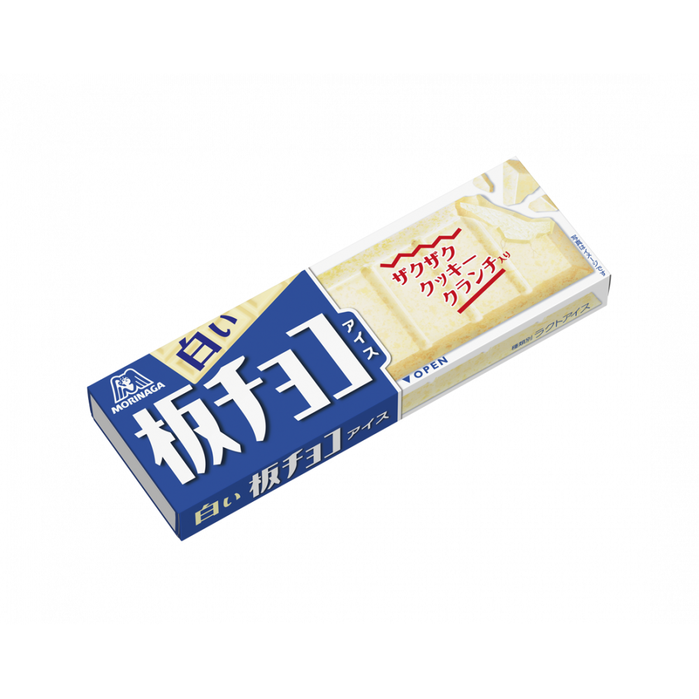 商品写真：白い板チョコアイス