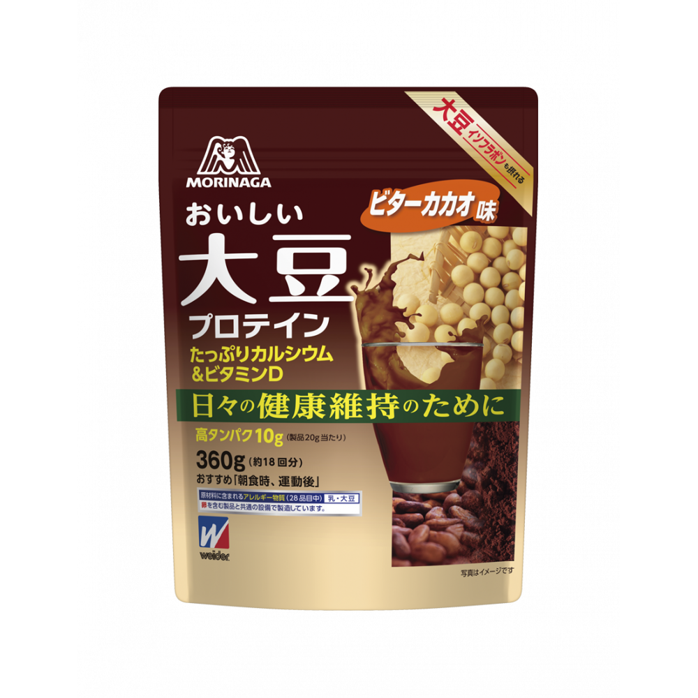 商品写真:おいしい大豆プロテイン<ビターカカオ味>