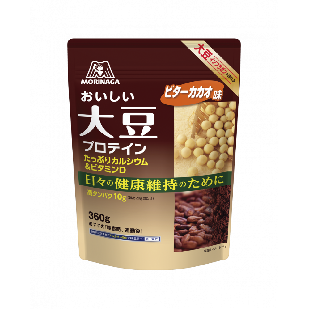 商品写真：おいしい大豆プロテイン＜ビターカカオ味＞３６０ｇ