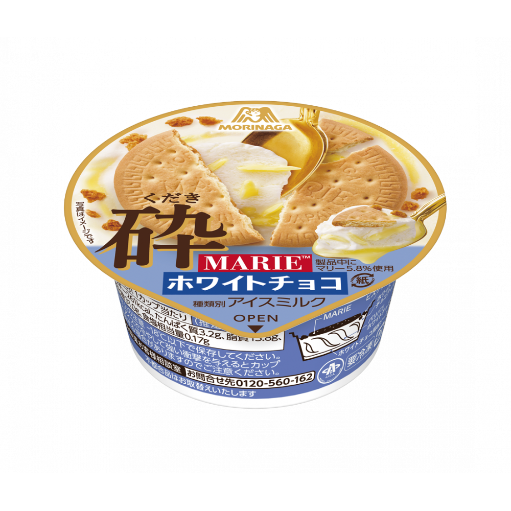 あいす　mary ホワイト 砕＜MARIE＆ホワイトチョコ＞ | カップ | アイス | 森永製菓株式会社
