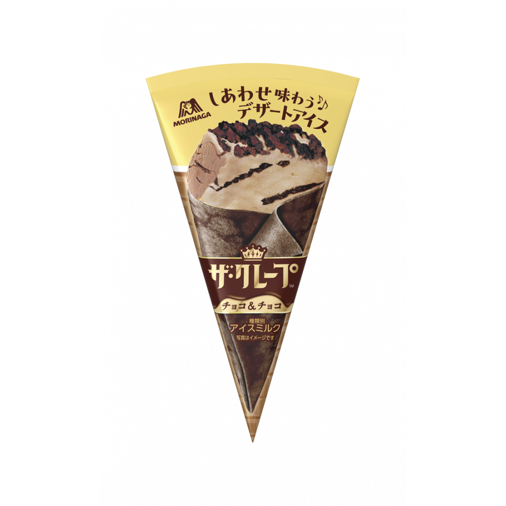 商品写真：ザ・クレープ＜チョコ＆チョコ＞