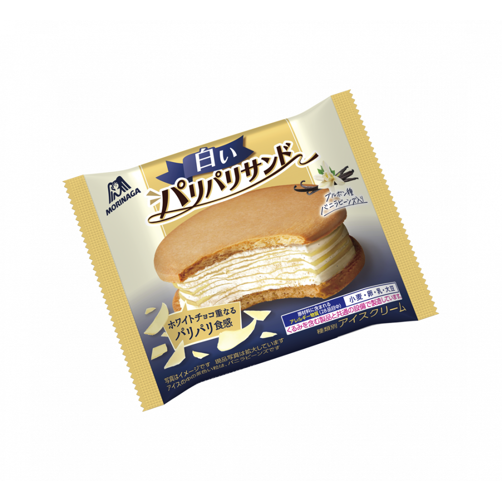 商品写真：白いパリパリサンド