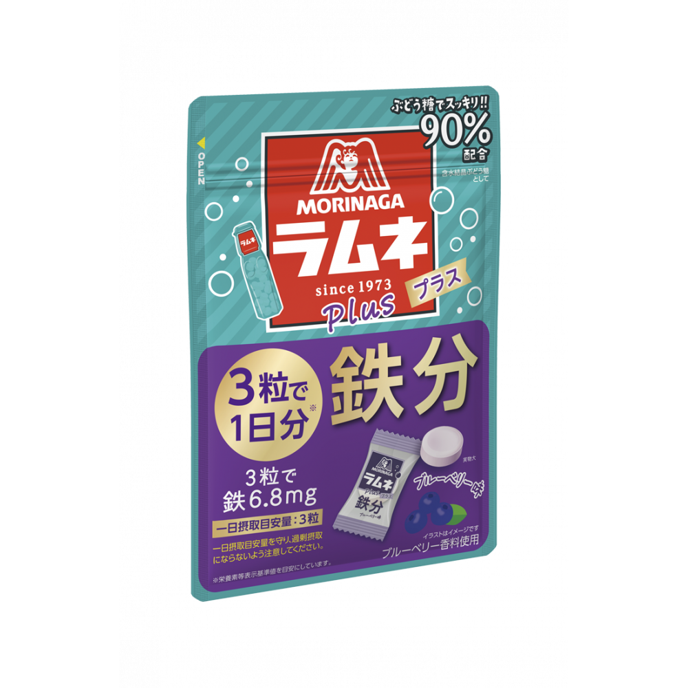 ラムネPlus＜鉄分＞ | キャンディ | 菓子 | 森永製菓株式会社