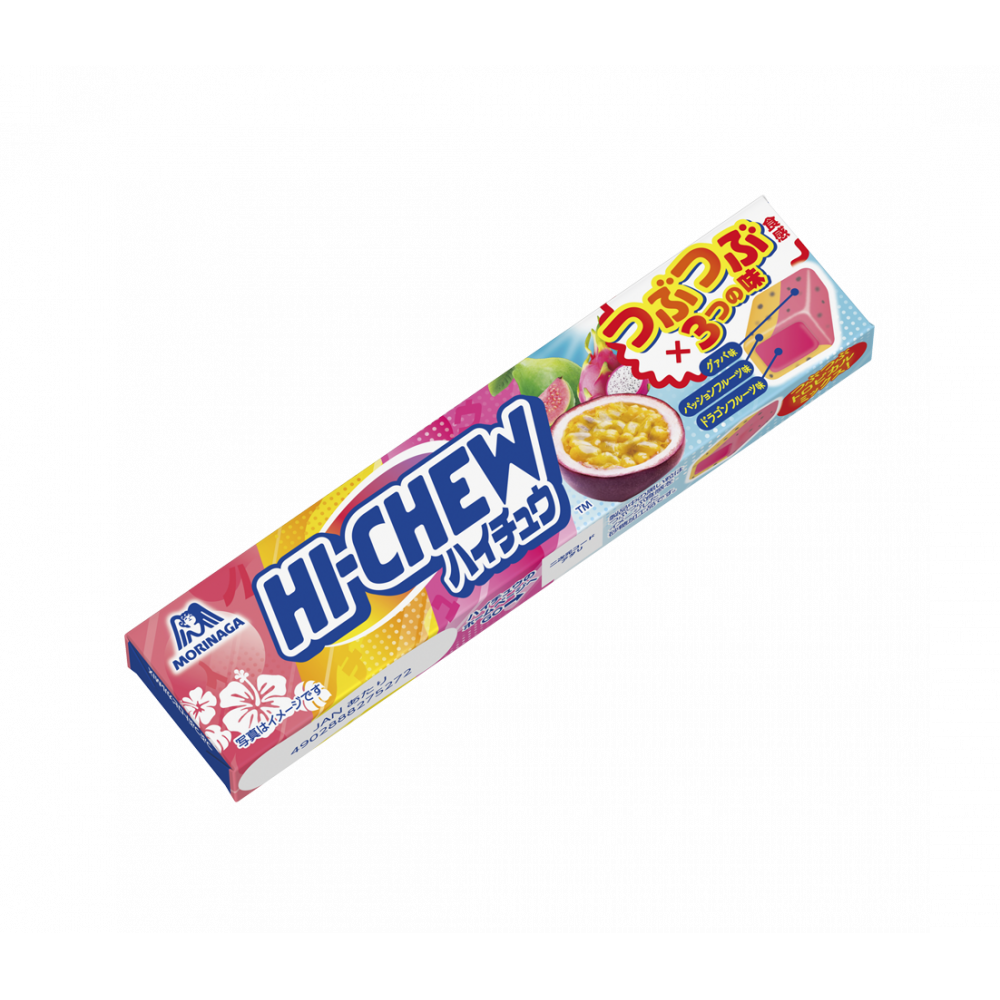 商品写真：ハイチュウ＜つぶつぶトロピカルミックス＞