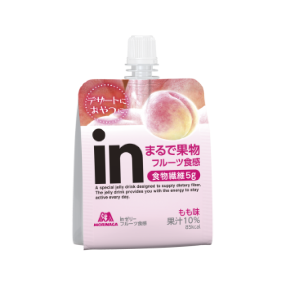 ｉｎゼリー フルーツ食感 もも In ゼリー 健康 商品情報 森永製菓株式会社