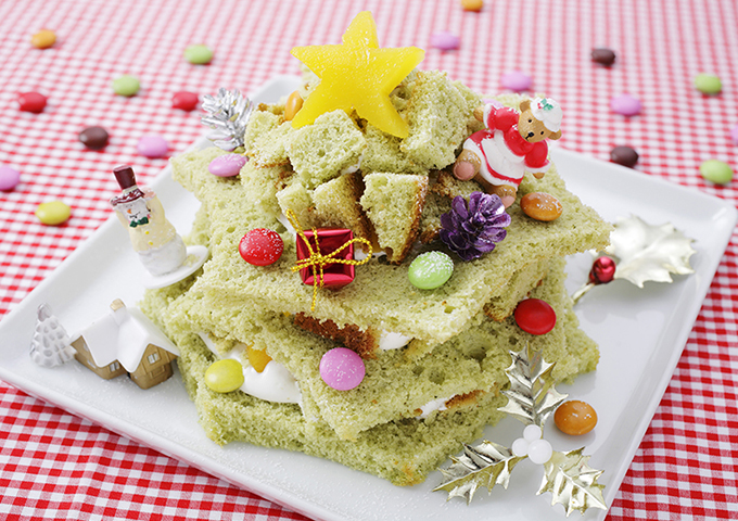 クリスマスツリーケーキ 天使のお菓子レシピ 森永製菓株式会社